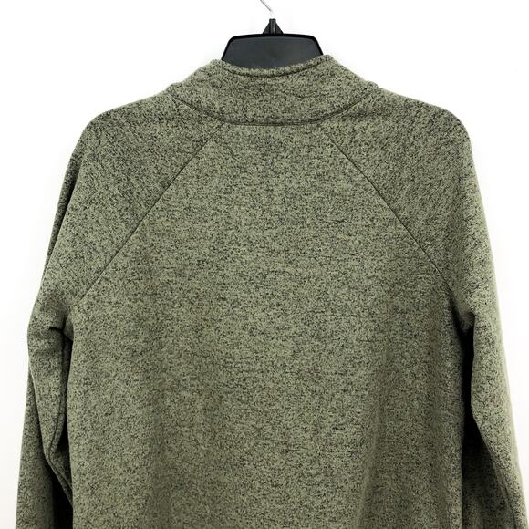AVENTURA Women's Harlow Fleece Sweater Large Deep Lichen Green Zip Neck NWT - Picture 8 of 15